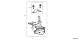 Diagram for 2020 Honda Civic Ignition Lock Cylinder - 06351-TLA-D01