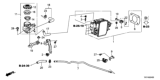 Diagram for Honda Clarity Plug-In Hybrid Brake Master Cylinder Reservoir - 46661-TRT-A00