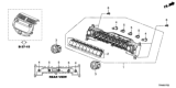 Diagram for Honda Crosstour Blower Control Switches - 79500-TY4-C31ZA