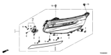 Diagram for 2019 Honda Clarity Plug-In Hybrid Headlight - 33150-TRW-A01