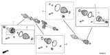 Diagram for 2012 Honda Civic CV Joint - 44014-TR0-J90