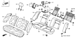 Diagram for 2004 Honda Civic Seat Cushion - 82132-S5D-A21