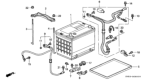 Diagram for 1994 Honda Accord Car Batteries - 31500-SD4-A11AH