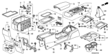 Diagram for Honda Accord Hybrid Consoles - 83401-SDA-A61ZC