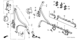 Diagram for 2000 Honda CR-V Seat Belt Buckle - 04823-S10-A11ZB