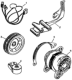 Diagram for 1978 Honda Civic Crankshaft Pulley - 38921-657-812