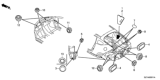 Diagram for 2013 Honda Insight Body Mount Hole Plug - 90810-TM8-A01