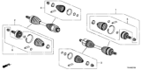 Diagram for 2018 Honda Clarity Fuel Cell CV Boot - 44017-TRT-305