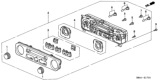 Diagram for Honda Accord A/C Switch - 79600-S84-A51ZA