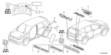 Diagram for 2019 Honda CR-V Emblem - 75722-TNY-J01