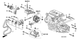 Diagram for 2007 Honda Civic Drive Belt & V Belt - 31110-RRB-A01