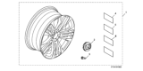 Diagram for 2019 Honda Accord Spare Wheel - 08W19-TVA-101D