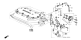 Diagram for 2003 Honda Accord Canister Purge Valve - 36162-RCA-A01