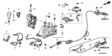 Diagram for Honda Accord Automatic Transmission Shift Levers - 54200-TA5-A51