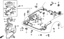 Diagram for 1984 Honda Accord Battery Cable - 32600-SC5-672