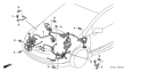 Diagram for 2006 Honda Civic Battery Cable - 32601-SNC-000