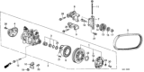 Diagram for 1986 Honda Accord A/C Compressor - 38800-PH4-951