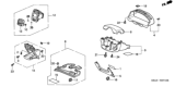 Diagram for 2005 Honda Civic Gauge Trim - 77200-S5A-A01ZA