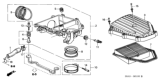 Diagram for Honda Civic Intake Manifold Temperature Sensor - 37880-PLM-A01