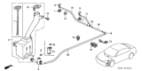 Diagram for Honda Civic Washer Reservoir - 76840-S04-013