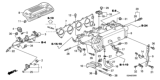 Diagram for Honda Civic Coolant Temperature Sensor - 37870-RTA-005