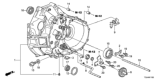 Diagram for 2009 Honda Accord Bellhousing - 21000-RDE-305