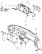 Diagram for 1981 Honda Civic Instrument Panel - 66821-SA0-672ZA