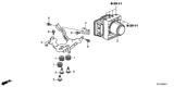 Diagram for 2016 Honda CR-Z ABS Control Module - 57110-SZT-417