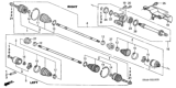 Diagram for 2002 Honda CR-V CV Joint - 44310-S9A-305