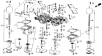 Diagram for 1988 Honda Prelude Carburetor Gasket Kit - 16010-PK1-005