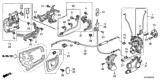 Diagram for 2014 Honda Ridgeline Door Handle - 72180-SJC-A01ZT