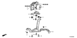 Diagram for 2021 Honda CR-V Hybrid ABS Control Module - 57100-TPG-A21