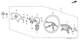 Diagram for Honda Accord Steering Column Cover - 78504-SE3-912ZA