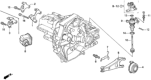 Diagram for 1994 Honda Civic Release Bearing - 22810-RPF-003