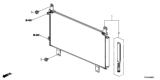 Diagram for 2021 Honda CR-V Hybrid A/C Condenser - 80100-TMA-H01