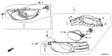 Diagram for 2010 Honda Fit Fog Light - 33951-TK6-305