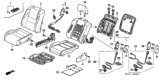 Diagram for 2008 Honda Pilot Seat Cover - 81131-S9V-A33ZC