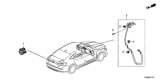 Diagram for 2021 Honda Insight Antenna - 39835-TXM-A01