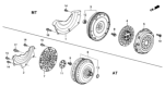Diagram for Honda CRX Flywheel - 26251-PE1-913