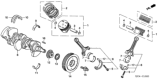 Diagram for 2008 Honda Pilot Pistons - 13010-RGL-A00