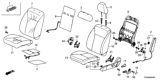 Diagram for 2016 Honda Fit Seat Cover - 81521-T5R-A02ZA