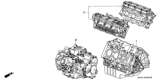 Diagram for 1995 Honda Accord Cylinder Head - 10003-P0G-A00