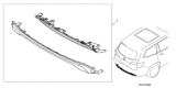 Diagram for 2019 Honda Pilot Spoiler - 08F03-TG7-100