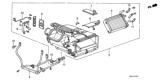 Diagram for 1987 Honda Accord Heater Core - 79110-SE0-A01