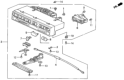 Diagram for Honda Prelude A/C Switch - 79500-SS0-A01