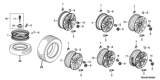 Diagram for 2020 Honda Civic Spare Wheel - 42751-GYR-055