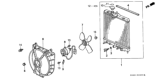 Diagram for Honda Del Sol Fan Motor - 19030-P1R-003