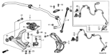 Diagram for 2019 Honda Civic Sway Bar Kit - 51300-TBA-A02