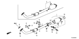 Diagram for 2013 Honda Accord Exhaust Pipe - 18210-T2F-A21