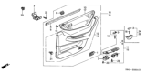 Diagram for 1998 Honda Accord Door Trim Panel - 83733-S84-A31ZA